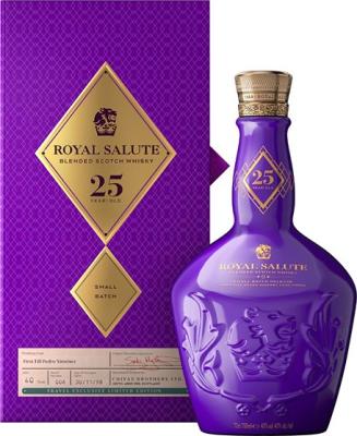 Royal Salute 25yo Small Batch Collection Travel Exclusive Limited Edition 40% 700ml