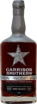 Garrison Brothers 2018 Single Barrel Mike Werner 65.5% 750ml