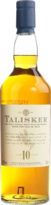 Talisker 10yo The Only Single Malt Scotch Whisky From the Isle of Skye Diageo Italia S.p.A. Torino 45.8% 700ml