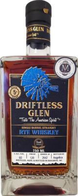 Driftless Glen Single Barrel Straight Rye Whisky 30 Gallon Mash & Journey Whisky Club 60% 750ml