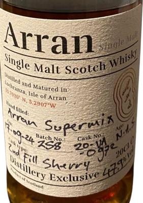 Arran Distillery Exclusive Pour Your Own 47.9% 200ml