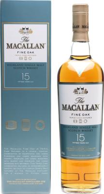 Macallan 15yo Fine Oak Triple Cask Matured 43% 700ml