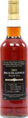 Bruichladdich 2002 Blood Tub Frank McQuire Reserve 46% 700ml