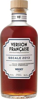 Secale 2013 Version Francaise Virgin Oak Cask Collection Foundations 58.4% 700ml