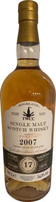 Tomatin 2007 TWCC 54.3% 700ml