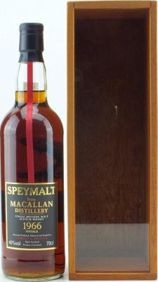 Macallan 1966 GM Speymalt 1st fill Sherry Butts 40% 700ml