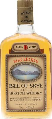 Isle of Skye 8yo IM MacLeod's Isle of Skye 40% 750ml