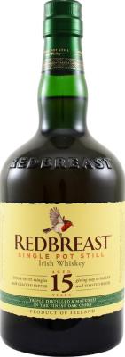 Redbreast 15yo Triple Distilled And Matured Oloroso Sherry Butt Bourbon Barrel 46% 700ml