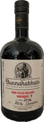 Bunnahabhain 2014 Warehouse 9 Hand-Filled Exclusive 58.4% 700ml