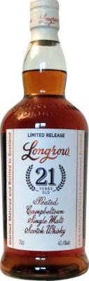 Longrow 21yo Single Cask Malaysia Norway South Africa and South Korea 40.4% 700ml