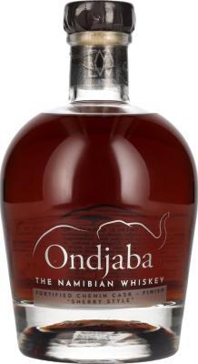 Ondjaba The Namibian Whisky Triple Grain Whisky Fortified Chenin Cask Sherry Style Finish 51% 700ml