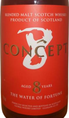 Blended Malt Scotch Whisky 8yo GWhL Concept 8 40.8% 700ml