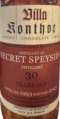 Secret Speyside 30yo VK 51.9% 700ml