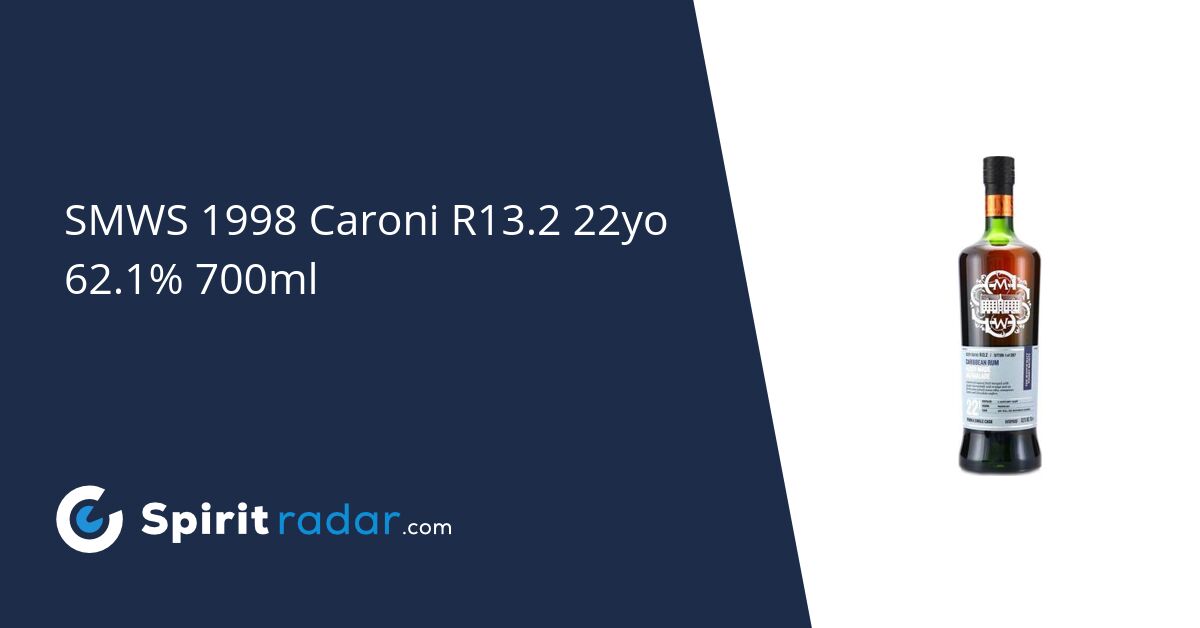 SMWS 1998 Caroni R13.2 22yo 62.1 700ml Spirit Radar