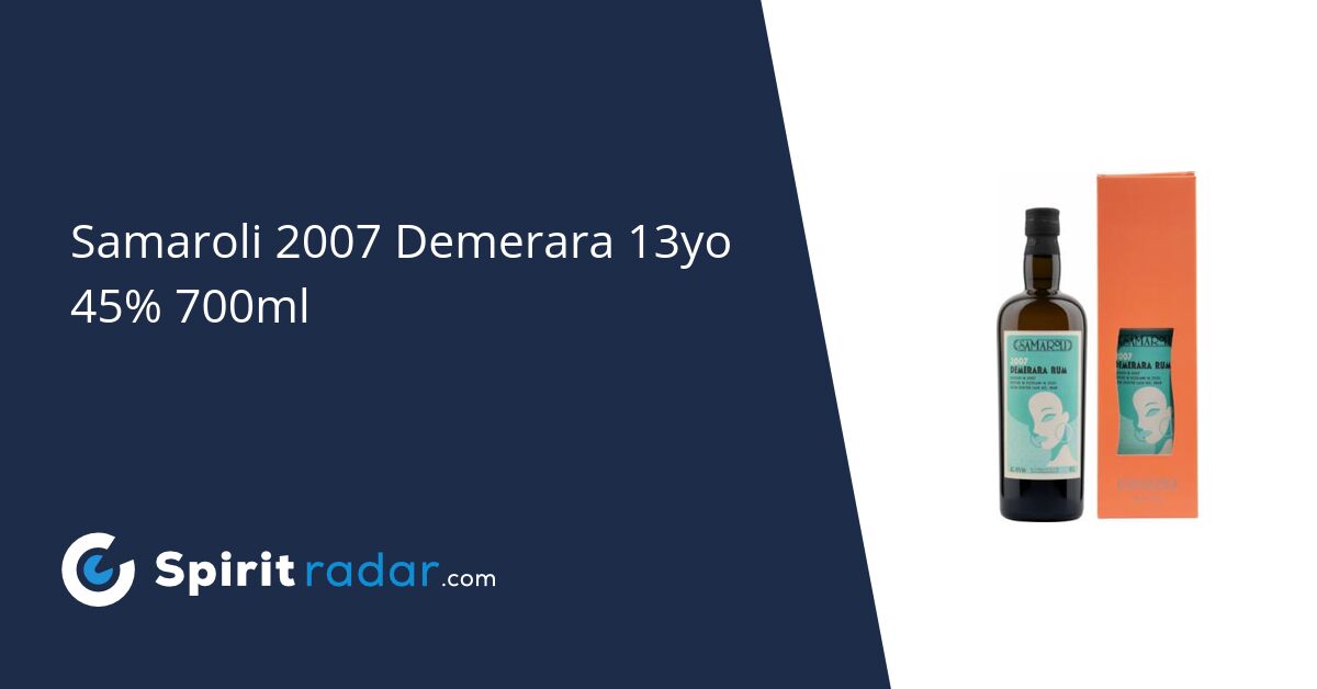 Samaroli 2007 Demerara 13yo 45% 700ml - Spirit Radar