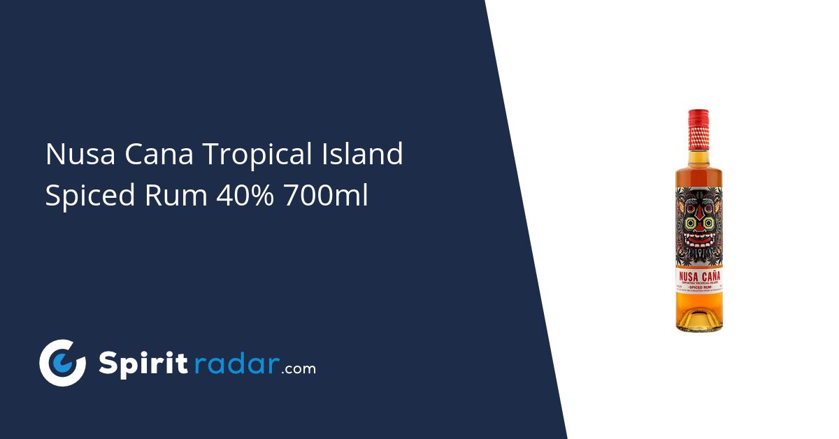 Nusa Cana Tropical Island Spirit - Rum Spiced 700ml Radar 40