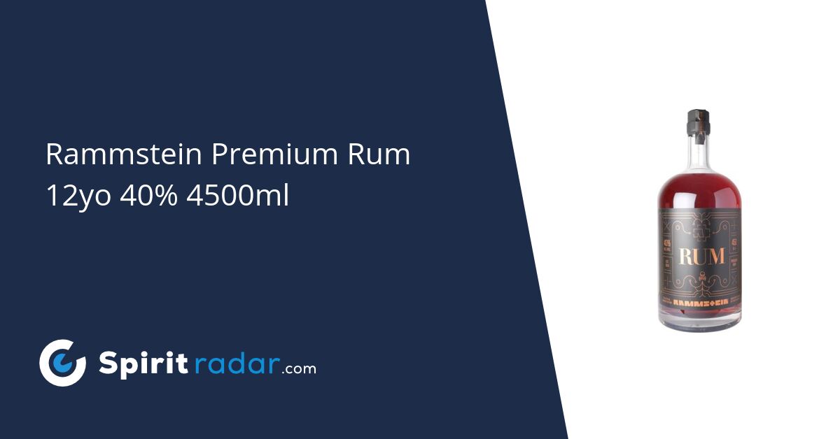 Rammstein Premium Rum 40% vol 70cl