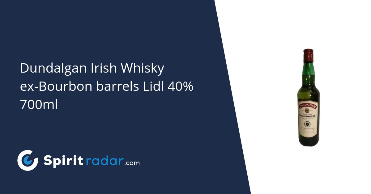Dundalgan Irish Whisky ex-Bourbon - 40% Lidl Spirit Radar 700ml barrels