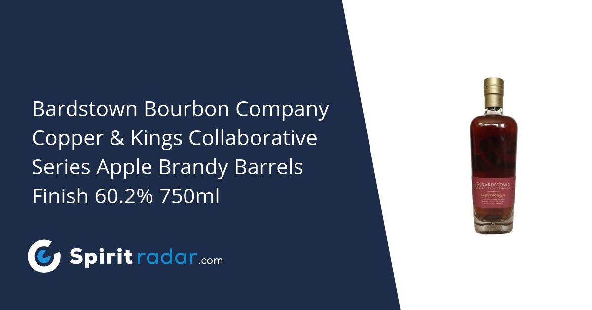 Bardstown Bourbon Company Copper & Kings Collaborative Series Apple ...