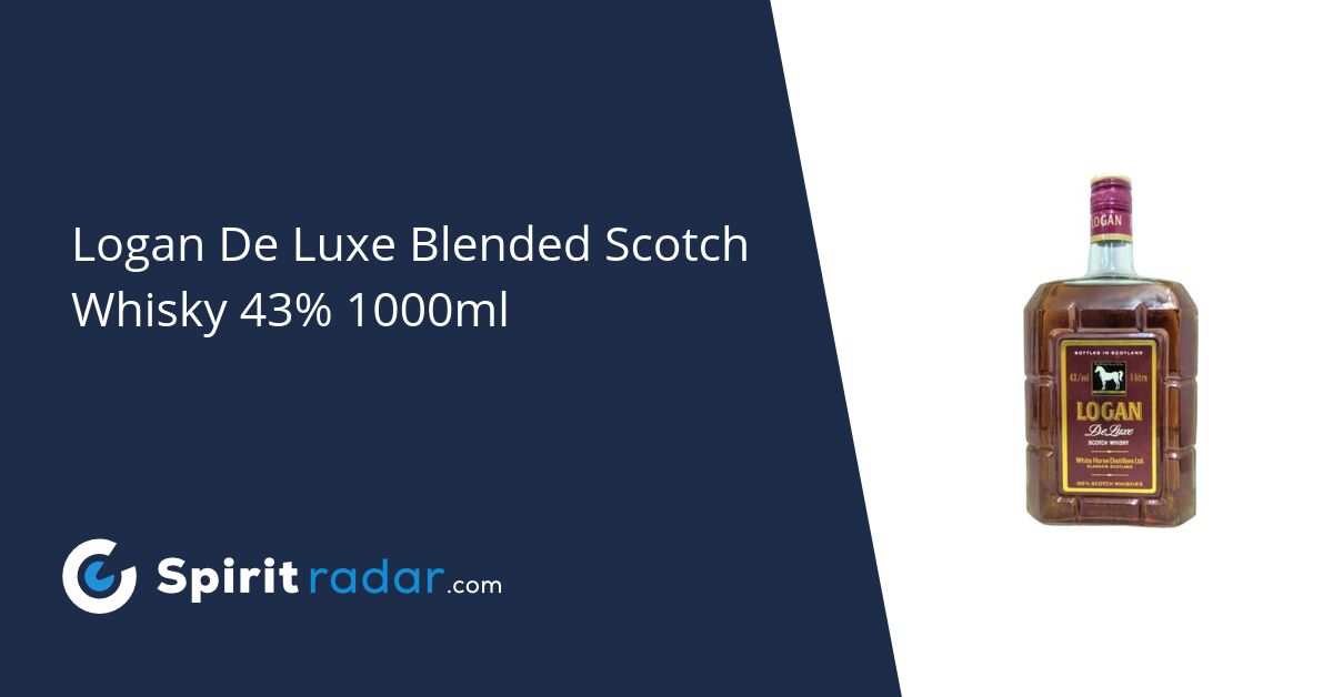 Logan De Luxe Blended Scotch Whisky 43% 1000ml - Spirit Radar