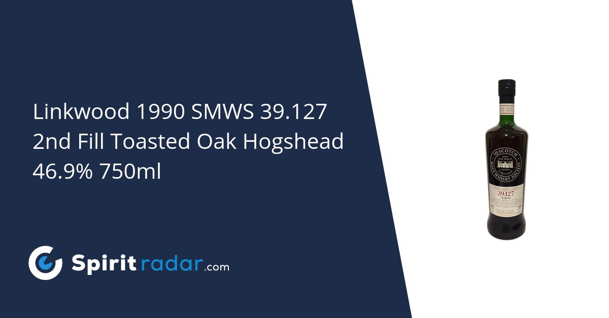 Linkwood 1990 SMWS 39.127 2nd Fill Toasted Oak Hogshead 46.9