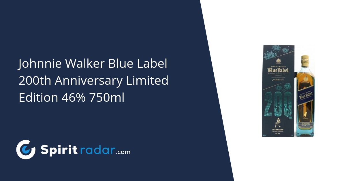 Johnnie Walker Blue Label 200th Anniversary Edition