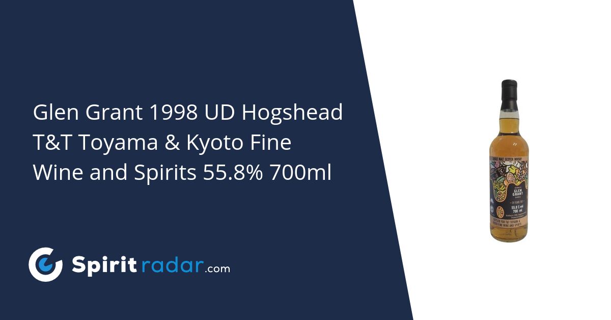 Glen Grant 1998 UD Hogshead T&T Toyama & Kyoto Fine Wine and Spirits 55.8%  700ml - Spirit Radar