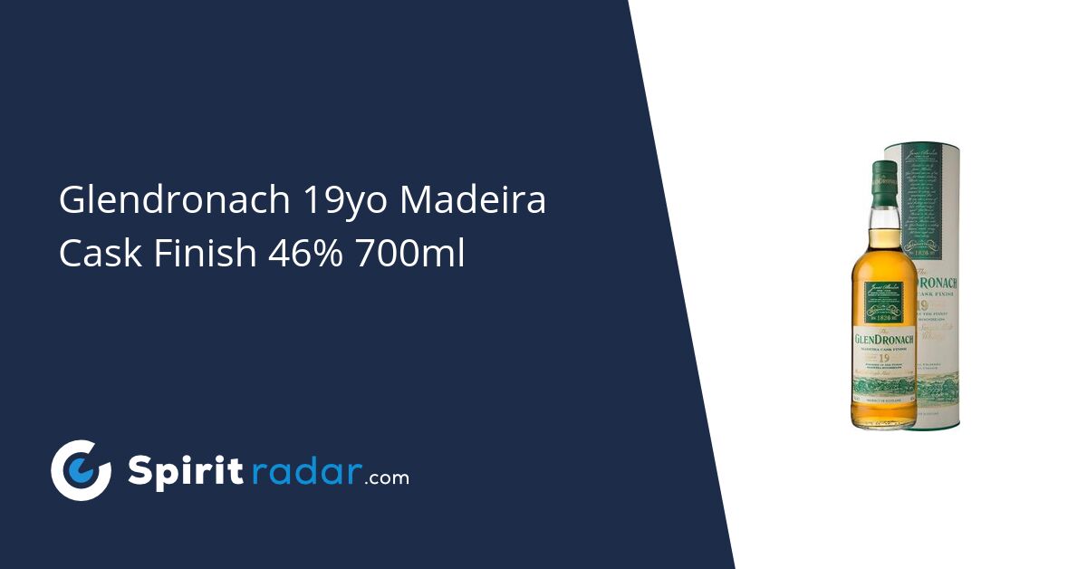 Glendronach 19yo Madeira Cask Finish 46% 700ml - Spirit Radar