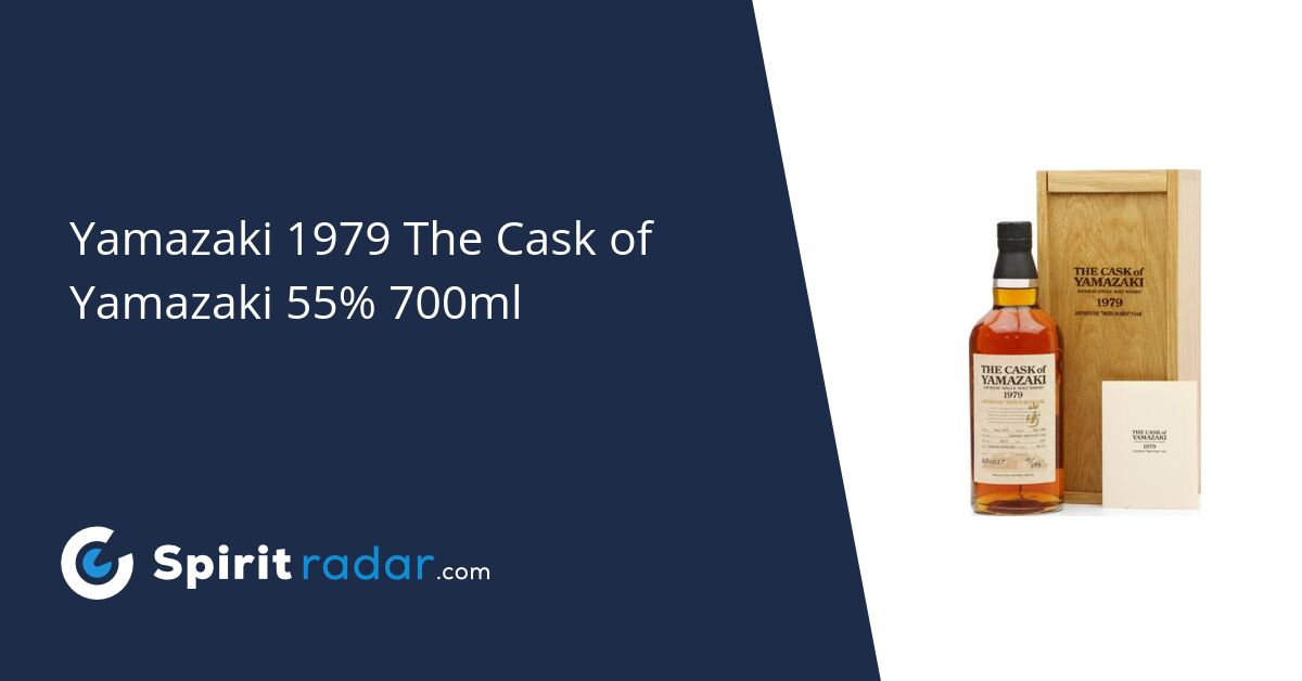 Yamazaki 1979 The Cask of Yamazaki RF1037 55 700ml Spirit Radar