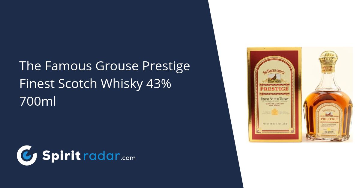 The Famous Grouse Prestige Finest Scotch Whisky 43% 700ml - Spirit