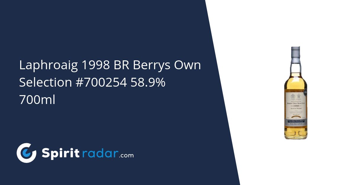 Laphroaig 1998 BR Berrys Own Selection #700254 58.9% 700ml