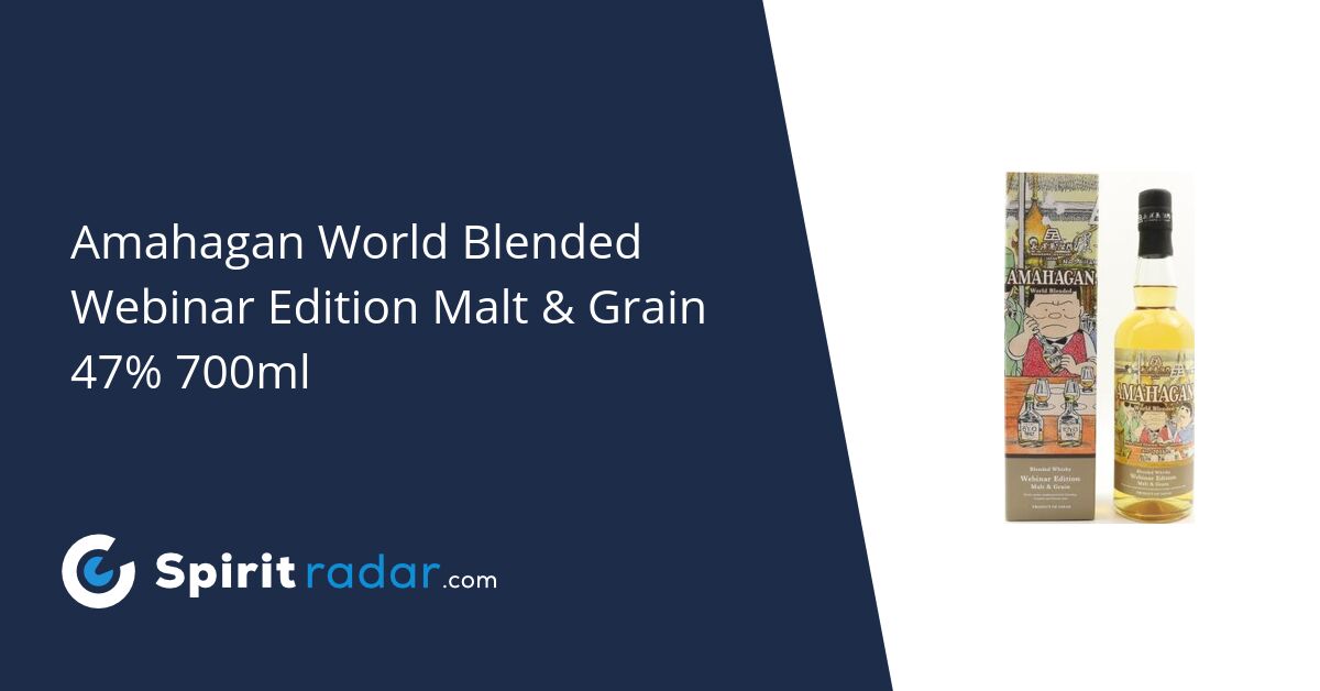 Amahagan World Blended Webinar Edition Malt & Grain 47% 700ml